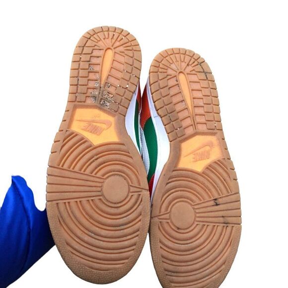 RARE 2021 Nike Dunk Low By You 'Christmas Green' Size 10 - Picture 7 of 14